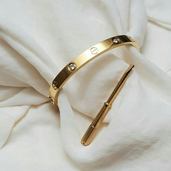 Screwdriver bangle love bangle 18k gold plated - Picture 10 of 15